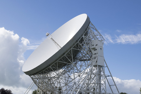 September 25th 2016. Jodrell Bank Observatory, Cheshire, UK. The Lovell Telescope, Cheshire, UKのeditorial素材