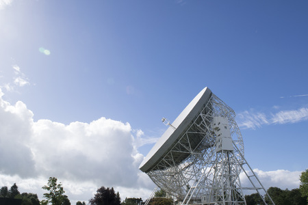 September 25th 2016. Jodrell Bank Observatory, Cheshire, UK. The Lovell Telescope, Cheshire, UKのeditorial素材
