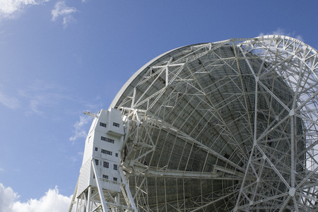 September 25th 2016. Jodrell Bank Observatory, Cheshire, UK. The Lovell Telescope, Cheshire, UKのeditorial素材