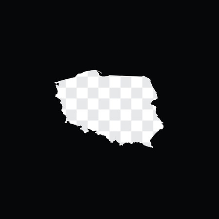 A Country Shape Illustration of Polandの写真素材