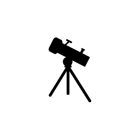 An Illustrated Icon Isolated on a Background - Telescopeの写真素材
