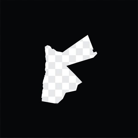 A Country Shape Illustration of Jordanの写真素材