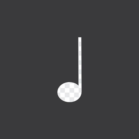 An Illustrated Icon Isolated on a Background - Crotchetの写真素材