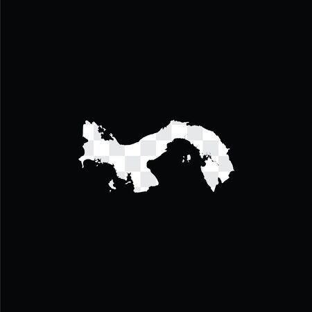 A Country Shape Illustration of Panamaの写真素材