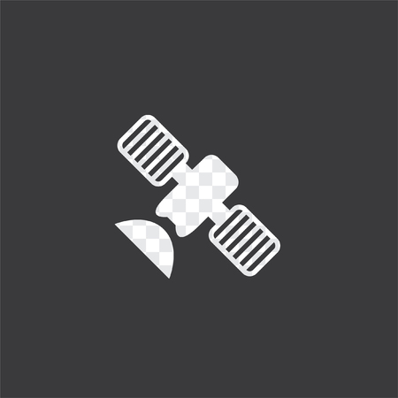 An Illustrated Icon Isolated on a Background - Sateliteの写真素材