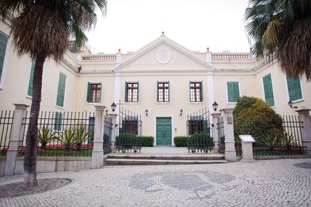 Colonial architecture, Macau, Chinaのeditorial素材