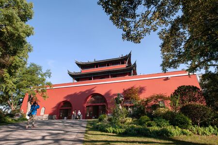 NANJING, CHINA - OCT 1, 2018 - Ming Dynasty Drum Tower, Nanjing, China