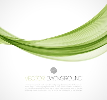 Vector illustration Abstract colorful transparent wave. EPS 10のイラスト素材