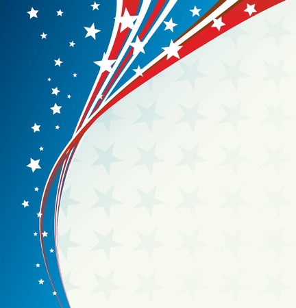 Vector illustration Independence Day patriotic backgroundのイラスト素材