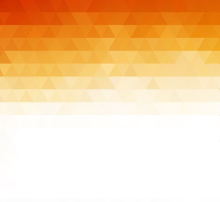 Vector Abstract orange geometric technology background  with triangleのイラスト素材