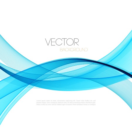 Vector Abstract curved lines background. Template brochure designのイラスト素材