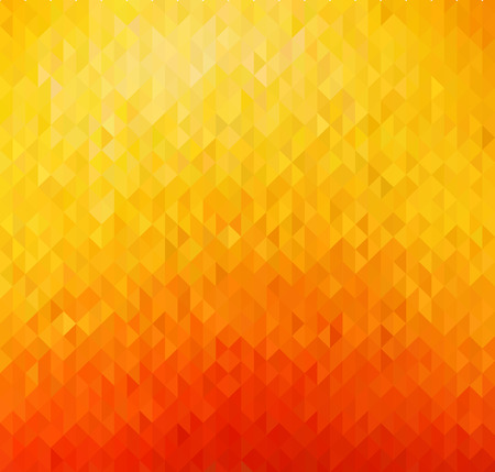 Vector Abstract orange color geometric background . Triangle shapesのイラスト素材