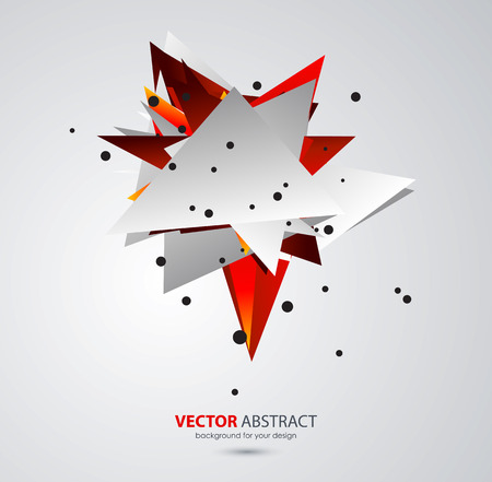 Vector abstract geometric background with triangles design elementsのイラスト素材