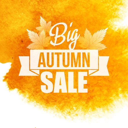 Autumn background with leaves. Vector illustration Eps10.のイラスト素材