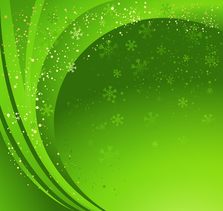 Green winter abstract background. のイラスト素材