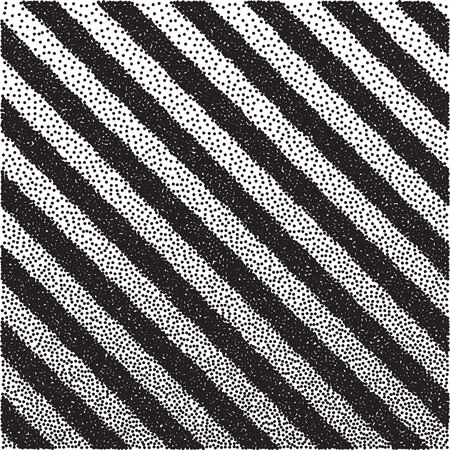 Vector black and white halftone background. stipple effect. Diagonal patternのイラスト素材