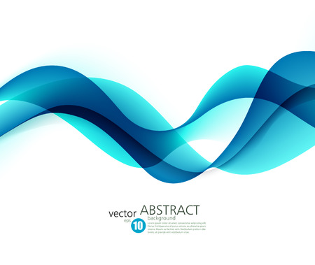 Abstract vector background, futuristic wavy illustrationのイラスト素材