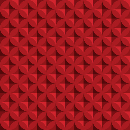 Vintage abstract circle seamless pattern with decorative geometric and abstract elements. Vector colorful backgroundのイラスト素材