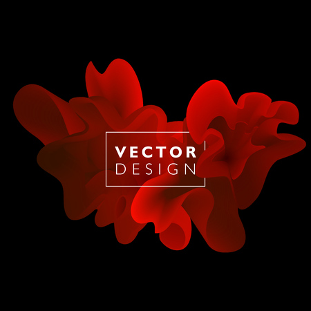 Vector abstract color cloud.  Liquid ink splash. Background for banner, card, poster, web designのイラスト素材