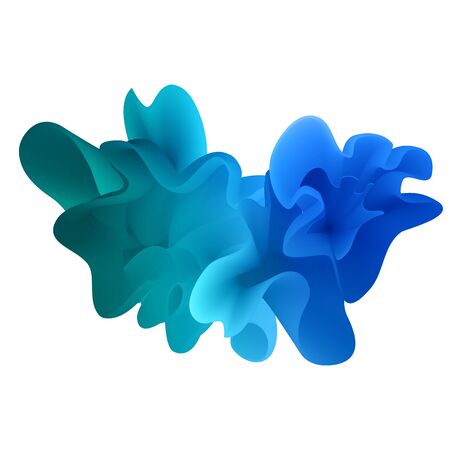 abstract color cloud. Liquid ink splash. Background for banner, card, poster, web designの写真素材