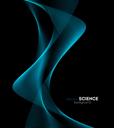 Abstract color wave design elementのイラスト素材