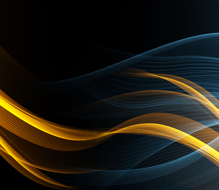 Abstract color wave design elementのイラスト素材