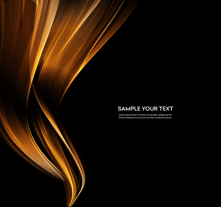 Abstract color wave design elementのイラスト素材