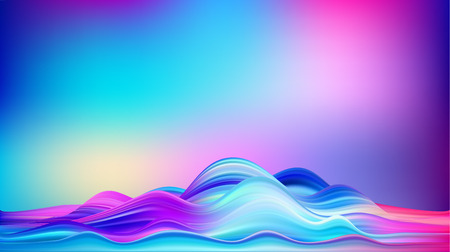 Abstract colorful vector background, color flow liquid wave for design brochure, website, flyer. Stream fluid. Acrylic paintのイラスト素材