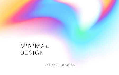 abstract backgrounds with vibrant gradient shapes. Design template for covers and postersのイラスト素材