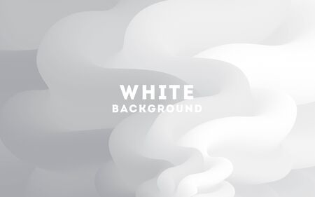 Moving white abstract background. Dynamic Effect. Vector Illustration. Design Template.のイラスト素材
