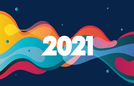 Moving colorful abstract background. Dynamic Effect. Vector Illustration. Design Template.のイラスト素材