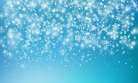 Vector illustration. Abstract Christmas snowflakes background.のイラスト素材