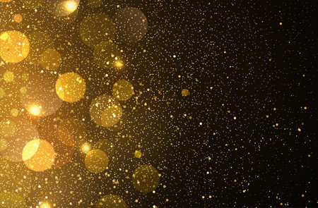 Holiday Abstract shiny color gold design elementのイラスト素材