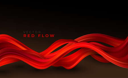 Abstract colorful vector background, color flow liquid wave for design brochure, website, flyer.のイラスト素材