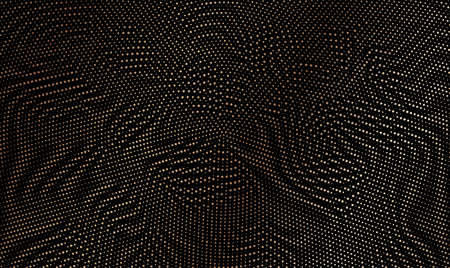 Abstract colorful halftone dots horizontal vector illustration.