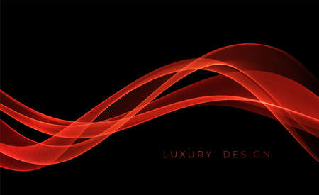 Abstract red background with lighting effect. Futuristic design layout for presentations, posters, flyer, banner.のイラスト素材