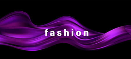 Abstract colorful vector background, color flow liquid wave for design brochure, website, flyer.のイラスト素材