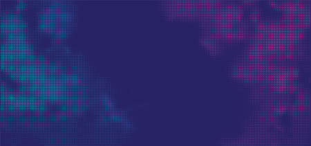 Abstract vector background. Halftone gradient gradation. Vibrant texture. Smoke effect. Retro design.のイラスト素材