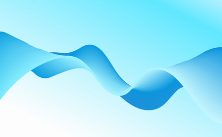 Vector abstract colorful flowing wave lines background. Design element for presentation. website templateのイラスト素材