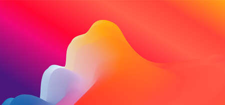 Vector abstract colorful flowing wave lines background. Design element for presentation. website...