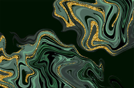 Gold marble template, artistic covers design, colorful realistic texture, luxury backgrounds. Trendy pattern, graphic poster, cards. Vector illustrationのイラスト素材