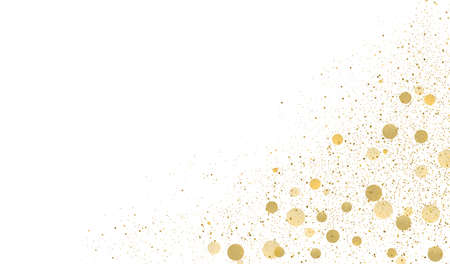 Holiday Abstract shiny color gold bokeh and glitterのイラスト素材