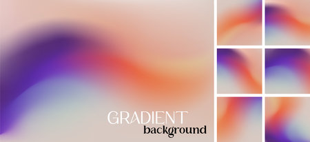 Vector abstract colorful flowing background. Design element for presentation. website templateのイラスト素材