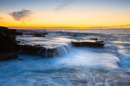 Sunrise seascape in Australia.の写真素材