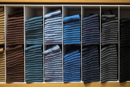 Sock on shellの写真素材