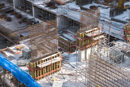 Construction siteの写真素材
