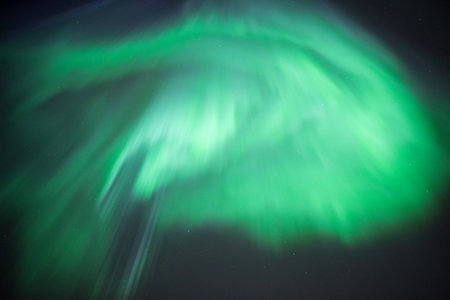 True geomagnetic storm in Norwayの写真素材