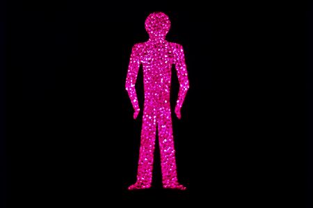 red man from Traffic light for peopleの写真素材