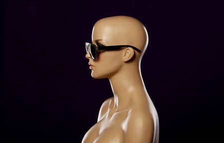 Mannequin wearing fashion sunglasses