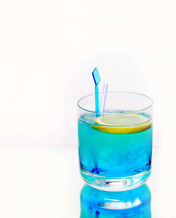 Blue drinkの写真素材